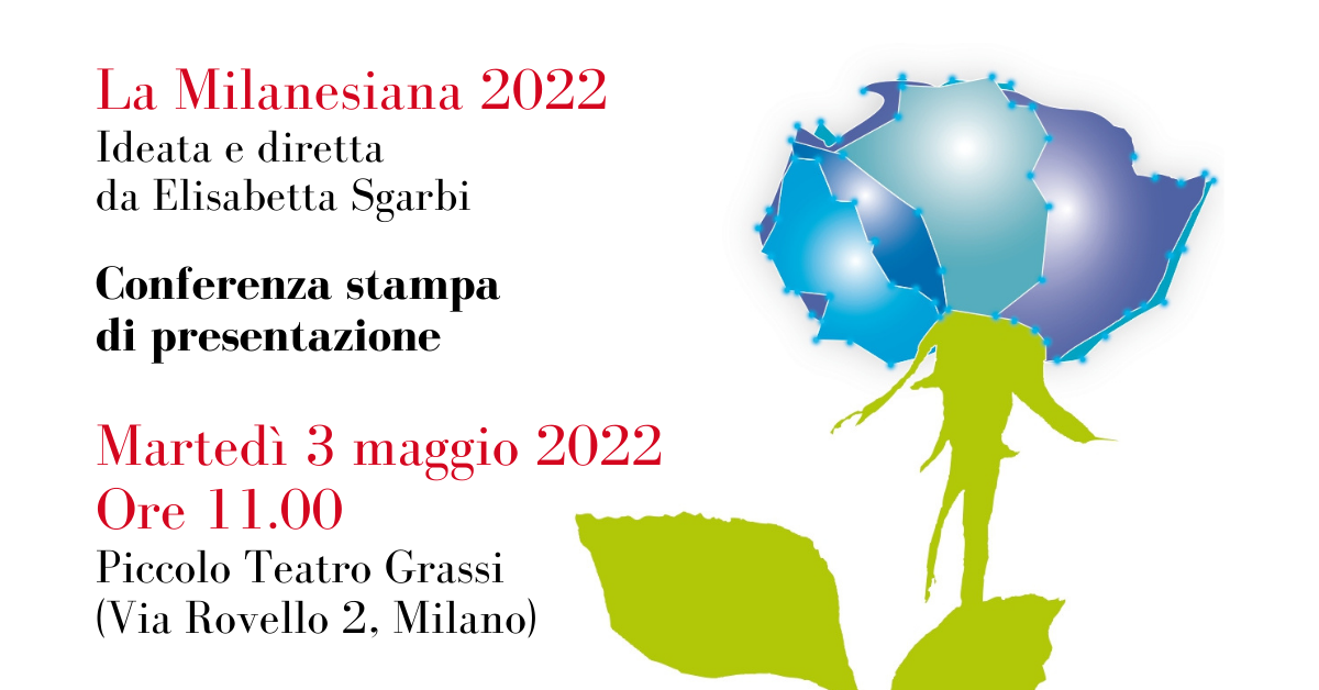 Milanesiana 2022 conferenza stampa 3 maggio Piccolo Teatro Grassi